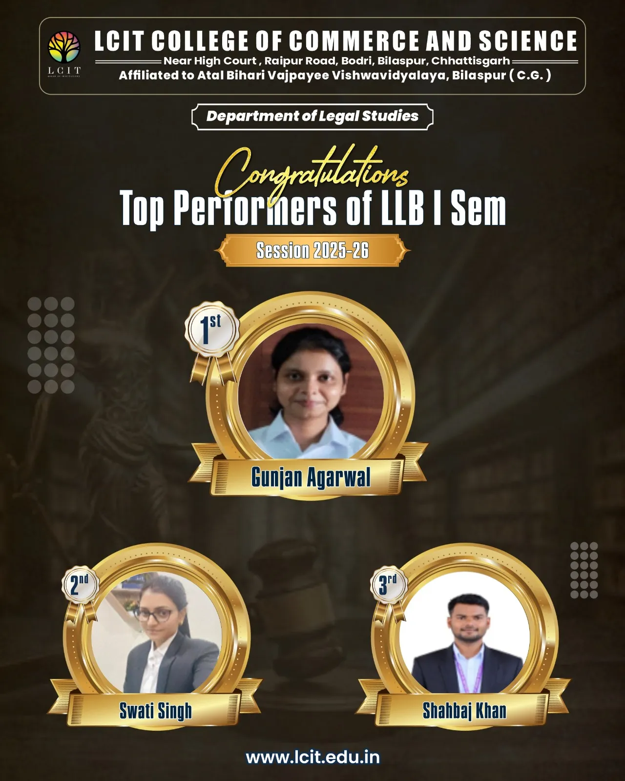 LLB I Sem Aug 2026